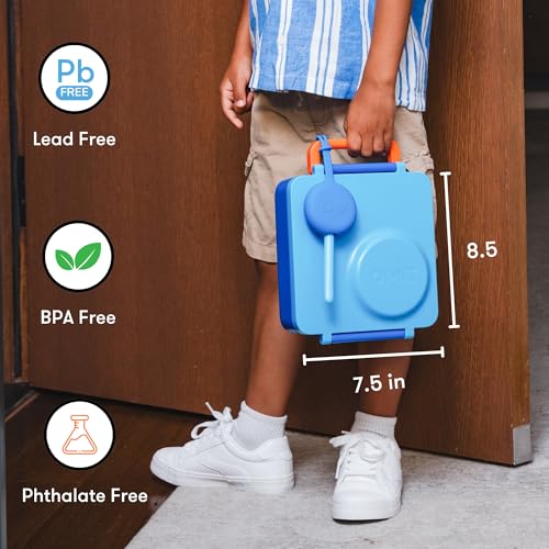 Omie OmieBox Kids Insulated Leakproof Bento Lunch Box with Food Jar (Blue Sky) - color: Blue Sky