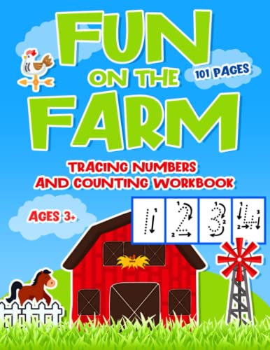 Tracing Numbers and Counting Workbook: Number Activity Book for Ages 3+