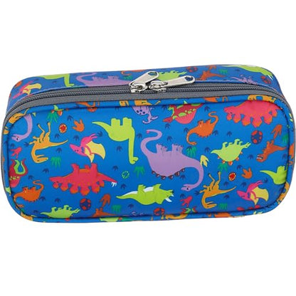 FlowFly Large Capacity Pencil Case for Kids, Boys & Girls – Zippered Multi-Functional Pen Pouch, Soft & Portable Pencil Bag for School, Teens, Students, Dinosaur - color: Dinosaur