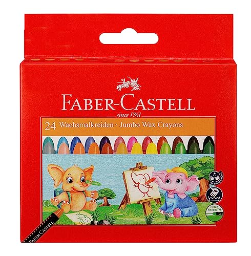 Faber-Castell Faber Castell Jumbo Wax Crayons - 24 Shades