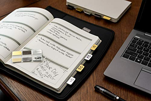 Post-it Tabs, Assorted Muted Metallic Colors, 60 Tabs/Pack, 1 in x 1.5 in (686-FLMM)