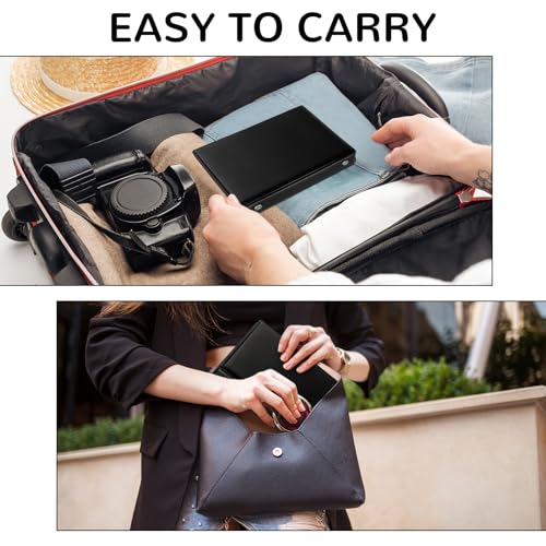 Engrowtic 3 Set Mini 6 Ring Binder 3 x 5 Inch 300 Paper Refill 78 Alphabet Dividers Small Index Tabs 3 Black PU Leather Binder Professional Ring Planner Notebook Kit(Lined)