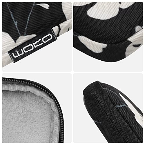 MoKo 9-11 Inch Tablet Sleeve Bag Carrying Case Fits New 11inch iPad Air M4, iPad A16 2025, iPad Pro 11 M4, Air 5/4/3, iPad 10/9/8th Gen, Tab S8/S9 11", Tablet Carrying Case, Magnolia - color: Black & White Magnolia, size: 9-11 inch