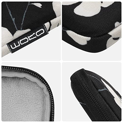 MoKo 9-11 Inch Tablet Sleeve Bag Carrying Case Fits New 11inch iPad Air M4, iPad A16 2025, iPad Pro 11 M4, Air 5/4/3, iPad 10/9/8th Gen, Tab S8/S9 11", Tablet Carrying Case, Magnolia - color: Black & White Magnolia, size: 9-11 inch