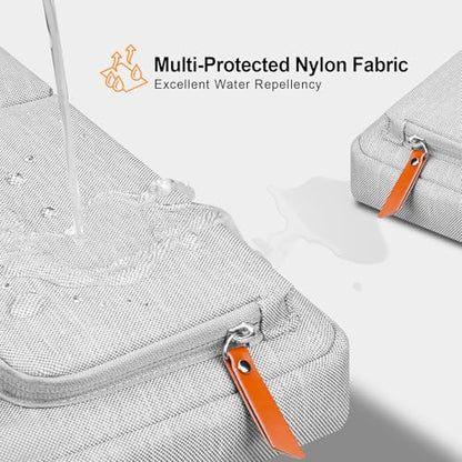Lacdo 360° Protective Laptop Sleeve Case for 14 inch New MacBook Pro M5 Pro/Max A3426 A3427 (2026), M5/M4/M3/M2/M1 A3434 A3112 A3401 A3185 A2918, 13.8 inch Surface Laptop 7 6 5 4 3 Computer Bag, Gray - color: Gray, size: New MacBook Pro 14 Inch