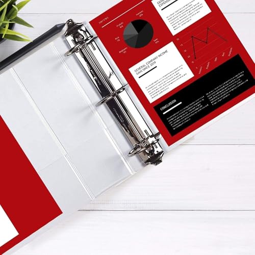 5 Inch 3 Ring Binder 2 Pack, Heavy Duty Locking D-Ring, Holds 950+ Sheets, PVC-Free, Assembled in USA, 8.5 x 11, Clear View Cover with Pockets, Customizable, Professional, White - Ring Binder Depot | Locking D-Ring, PVC-Free, Assembled in USA, 8.5 x 11, C