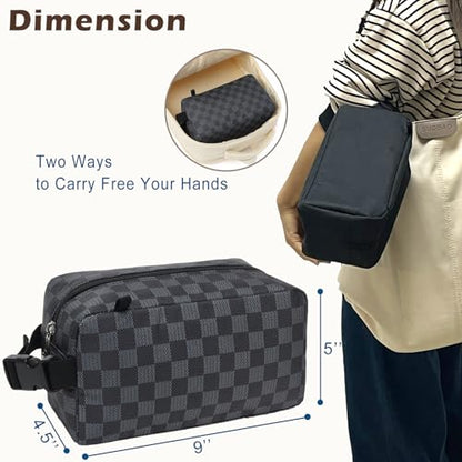 FlowFly Small Insulated Lunch box Portable Soft Bag Mini Cooler Thermal Meal Tote Kit with Buckle for Work, PlaidWithBuckle - color: PlaidWithBuckle