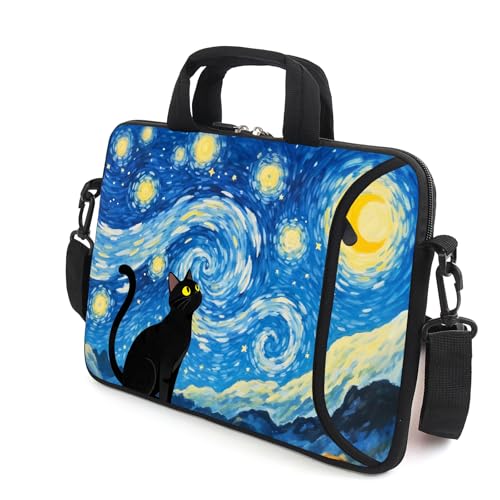 15" laptop sleeve laptop bag chromebook case adjustable shoulder strap with handle accessory pocket for men women (RYD-15-13) - color: Ryd-15-13