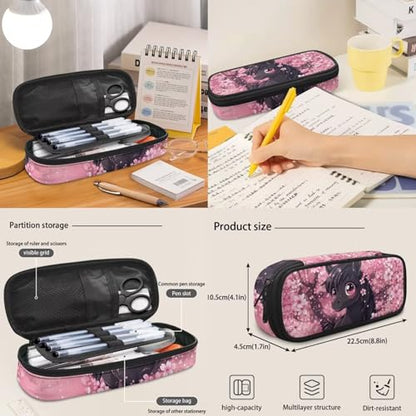 17 Inch Kid's 4PCS Backpack Set, Back to School Essentials | Insulated lunch box, water bottle pouch, pencil case, lightweight, padded shoulder straps, for elementary, middle school - color: Cute Horse