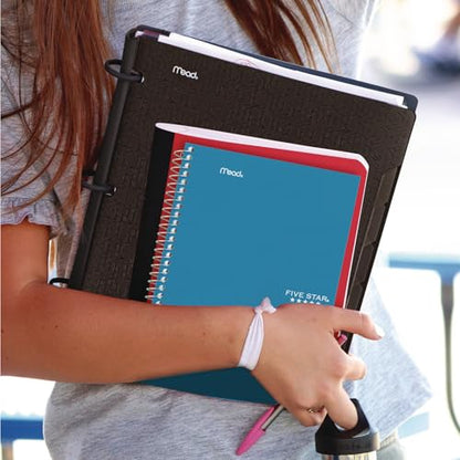 Mead Five Star Wirebound Notebook, 2-Subject, Medium/College Rule, 80 Sheets 19x13.9 cm (7.5x5.5") Assorted Cover Color