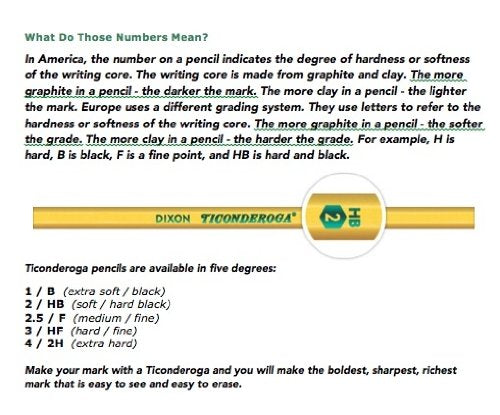 Dixon Ticonderoga Ticonderoga Wooden Pencil, 0.7mm, #2 Soft Lead, 8/Pack (13852) (X13852)(Pack of 8) - size: 1 Count (Pack of 8)