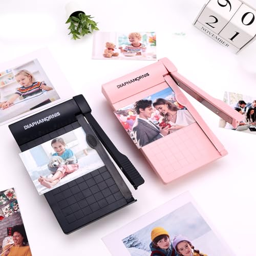 Mini Paper Trimmer,Guillotine Compact Paper Cutter, 1/4-Inch Grid for Precision Cutting, Straight Cuts Up to 3 Sheets, Perfect for Photos,Coupons,Card Making and Small Craft Projects (Grey) - color: Grey