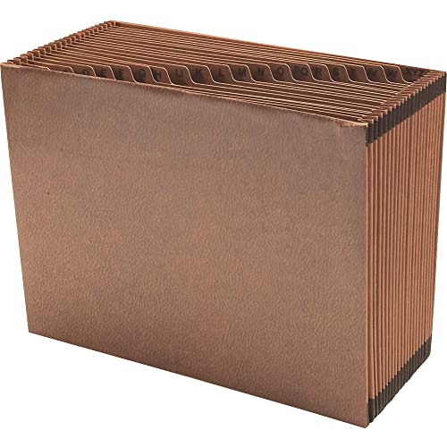 Smead TUFF Expanding File, Alphabetic (A-Z), 21 Pockets, Letter Size, Redrope-Printed Stock (70425) - size: Letter, style: A-Z Index, Letter Size