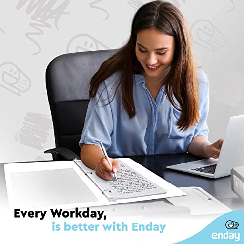 Enday 1 Inch Binder, White 3 Ring Binder 1 Inch, Heavy Duty Three Ring Binder, 175 Sheets Capacity - One Inch Binder for Home School and Office - color: White, size: 1-Inch