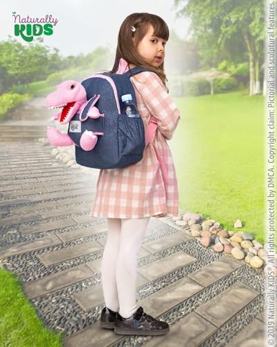 Pink Dinosaur Toys for Kids 5-7, Gifts for 5 Year Old Girls, 4 Year Old Girl Birthday Gift, Toddler Dinosaur Backpack - color: 02 Dinosaur Pink, style: Medium