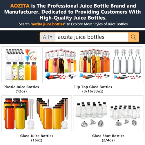 24 PACK, 12 OZ Reusable Thicker Plastic Juice Bottles with Caps, Leakproof | Plus 24 Labels & 2 Funnels, Clear Juicing Bottles for Juice, Smoothies, Ginger, Tea, Coffee -Food Grade & Travel & Freezable - size: 12oz