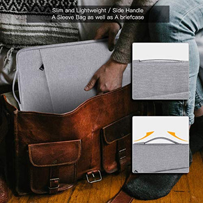 14 inch Laptop Case Sleeve for HP Omnibook 14/ Stream 14/ Chromebook/Elitebook, Lenovo Yoga/IdeaPad, Dell Inspiron Carrying Bag, Light Grey - color: Light Grey, size: 14 Inch