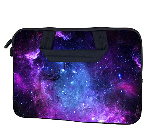 AMARY Laptop Sleeves 11.6" 12" Laptop Handle Bag Neoprene Notebook Carrying Pouch Chromebook Sleeves case (Stars) - color: Stars