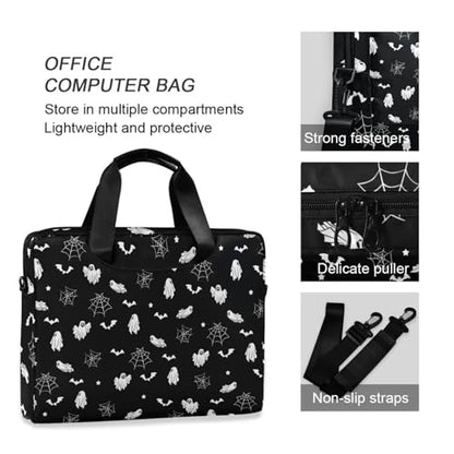 Halloween Print Laptop Case 15.6 inch Computer Bag | Waterproof Laptop Briefcase Laptop Bag for Women & Men - color: Color15