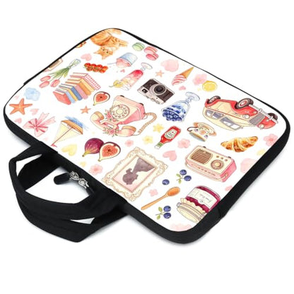 11.6" 12" 12.1" 12.5 inch Laptop Carrying Bag Chromebook Case Notebook Ultrabook Bag Tablet Cover Neoprene Sleeve - color: RYD12-39
