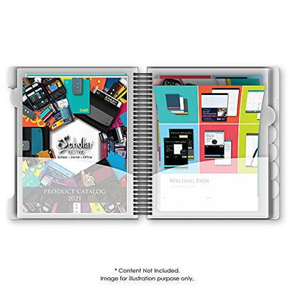 iScholar iQ+ 15 Pocket Organizer, 12.2 x 11 Inches, Tabbed Dividers, White (39906-WH) - color: White, size: 15 Pocket