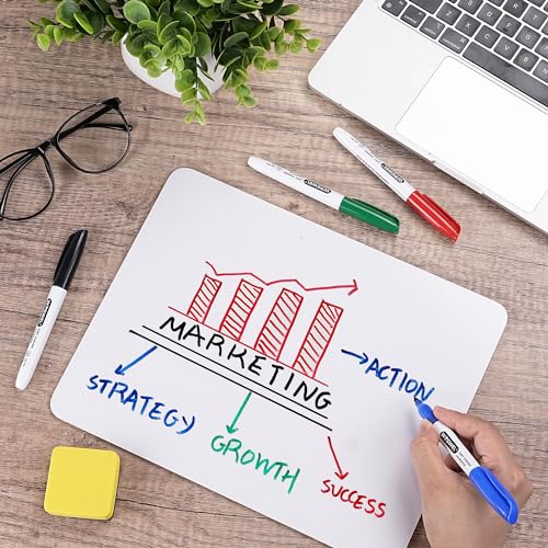 WOSWEL Dry Erase Markers Bulk, 76 Pack Black Fine Tip Whiteboard Markers, Fine Point, Low Odor Dry Erase Markers for School Office Home, Non-Toxic Easy Clean