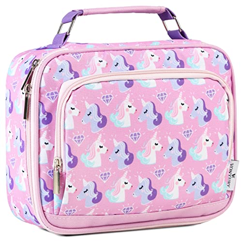 VX VONXURY Large Pencil Case, 54-Slot Colored Pen Pouch 2 Removable Sleeves | Cute Zipper Pencil Bag Organizer, Top Handle, Front Zip Pocket, Durable Fabric for Art Supplies Markers School Travel College - color: Pink Unicorn