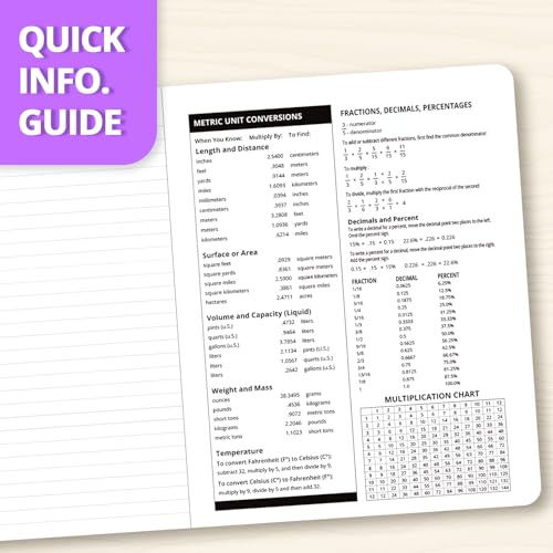 ONAVIA Composition Notebook Wide Ruled 6 Pack, 200 Pages, Marble Green | 100 ct, 9.75 x 7.5 in, Wide Ruled Composition Notebook, Durable Comp Book, School Notebooks, Note Taking, Students - color: Green, size: 9.75 x 7.5"