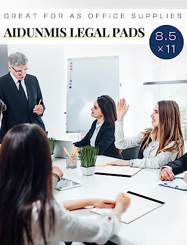 12 Pack Note Pads 8.5 x 11 White Legal Pads 8.5 x 11 Wide Ruled Lined Writing Pads Legal Notepads Legal Ruled White Lined Paper Pads 8.5 x 11 Inch 30 Sheets Per Writing Pad for School, Office, Home - size: 8.5 x 11 Inch, style: 12 Pack-White
