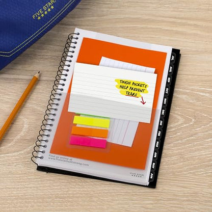 Five Star Planner 2026-2027 Weekly & Monthly Academic 12-Month July-June Advance Student Planner + Study App, 5-1/2" x 8-1/2", Black (CAW45905) - color: Black, size: Half Letter (5.5 x 8.5 inches), style: 2026-2027