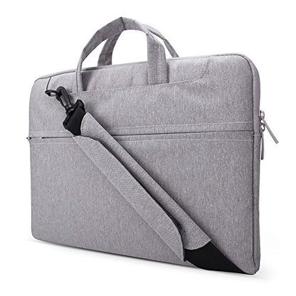 Lacdo 13 Inch Laptop Shoulder Bag Sleeve Case for 13 inch MacBook Pro 2012-2015/13 inch MacBook Air A1466 A1369 2010-2017 / Lenovo HP Dell Acer ASUS Chromebook 13, 13.8 inch Surface Laptop 7, Gray - color: Gray, size: Older MacBook Air Pro & 13 Inches