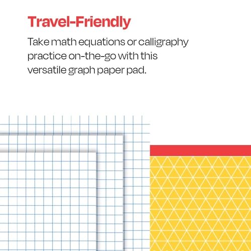 PAPER GRAPH 8.5X11 1/2 RULED SCHOOL SMART 50 SHTS PK OF 12