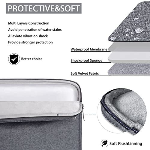 KCY Laptop Sleeve 11.6 Inch, Waterproof Slim Laptop Case Bag with Handle Compatible with Surface Pro 7/8/9/11/12, MacBook Air 11/12, 11-12 Inch Chromebook, Grey - color: Grey, size: 11-12.6 Inch(32x23x2.5cm)