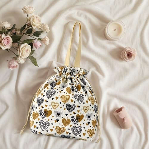 Double-Handle Lunch Bag, Insulated Waterproof Reusable Tote for Women/Students, Fits 2 Bento Boxes + Water Bottle - Ideal for School/Office/Picnic(Yellow) - color: Yellow
