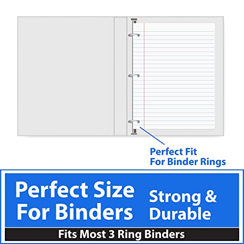 Loose Leaf Paper College Ruled Notebook Paper College Ruled Lined Writing Filler Paper 10.5” x 8” 7200 Sheets 200 Sheets Per Pack 60 gsm (36 Pack) - size: 36 Pack