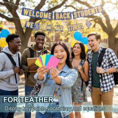 (15 Pads) Sticky Notes 3x5 in,Bright Notepads,Stickies,Memo Note Pads | Super Sticking Power,Colorful,Strong Adhesive,Post on Windows Doors,Office School,Recyclable,Easy to Write on,Hold Well - color: Multi Color