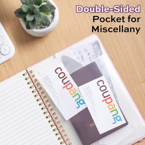 deli 6-Pack Lined Spiral Journal Notebook, 160 Pages, A5 (5.5"x8") Hardcover Writing Notebook, College Ruled Spiral Bound Journal for Women & Men - Perfect for Work, School, Office & Note Taking - color: Pink, Purple, Rose Red, Green, Navy Blue, Black, si