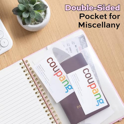 deli 6-Pack Lined Spiral Journal Notebook, 160 Pages, A5 (5.5"x8") Hardcover Writing Notebook, College Ruled Spiral Bound Journal for Women & Men - Perfect for Work, School, Office & Note Taking - color: Pink, Purple, Rose Red, Green, Navy Blue, Black, si