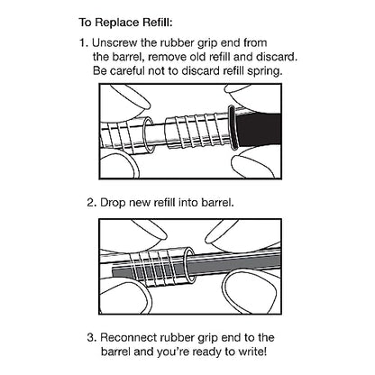 Pilot, G2 Gel Ink Refills, Fine Point 0.7 mm, G2 Pen Refills, Black, Pack of 2 - size: Pack of 1