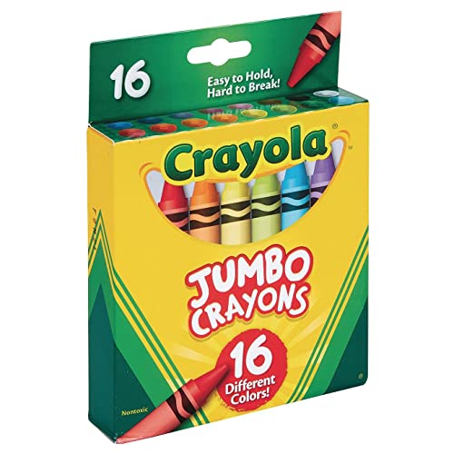 Crayola 52-0390 Jumbo Crayons - 16 Count