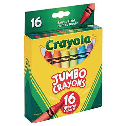 Crayola 52-0390 Jumbo Crayons - 16 Count