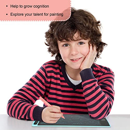 Flutesan 4.5 Inch LCD Writing Tablet Pen Replacement 4 Pcs Kids Stylus Pen for Drawing Tablet Doodle Pad with 4 Hanging Rope(Light Pink) - color: Light Pink