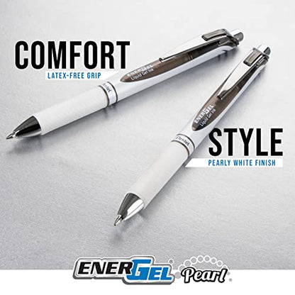 Pentel Writing Essentials 10 pack - 4 EnerGel gel pens, 2 Twist Erase III 0.7mm mechanical pencils, 2 Hi-Polymer block erasers, and 2 Hi-Polymer 0.7mm HB lead
