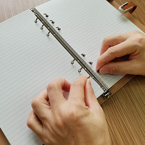 (3-Pack) A5 Lined Refills Paper for Filofax Planner/Binders/Organizer, 6 Hole Punched Loose Leaf Paper, Total 300 Sheets/600 Pages, 100gsm, White, 148 x 210mm - size: 300 Sheets