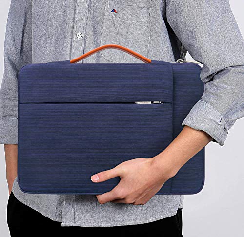 Lacdo 360° Protective 14 Inch Laptop Sleeve Case for HP Lenovo Dell ASUS Acer Chromebook 14 / HP Stream 14 / Dell Inspiron 14 / Lenovo IdeaPad 14 / Acer Spin 3 /ASUS ZenBook 14 Computer Bag, Blue - color: Blue, size: 14 Inch
