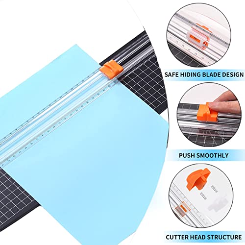 ZEQUAN 18-Inch Paper Trimmer, A3, 10 Sheets, Scrapbooking, Office & School | Straight precision cutting,Lightweight portable design