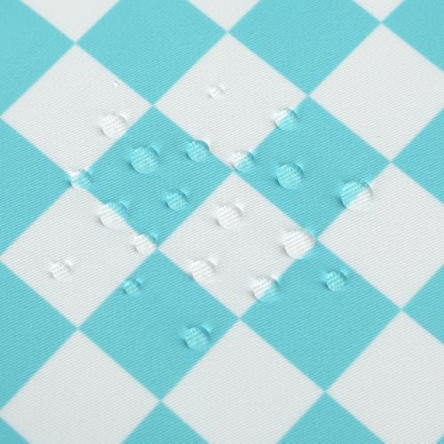 canvaslife 13.3-inch Notebook Computer, Shockproof, Waterproof and Protective Travel Notebook Computer case, Suitable for 13-13.3-inch Notebook Computer Cases (Ice Blue Checker) - color: Ice Blue Checker, size: 13 inch/13.3 inch