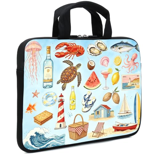 15.6" Laptop Sleeve 14" 15" 15.4" Chromebook Case Ultrabook Case Notebook Sleeves PC Messenger Bag (XM-15ST-1) - color: XM-15ST-1