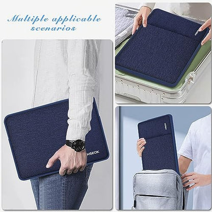 Hseok Laptop Case 13.3-14 Inch Sleeve, Water-Resistant Computer Bag Compatible with MacBook Neo/Pro 14" M5/M4/M3/M2/M1 and All 13.3" Mac Air/Pro, XPS 14 and Most Popular 13.3"-14" Notebook，D01B01 - color: D01B01, size: 13.3"