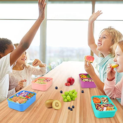 Caperci Classic Bento Lunch Box for Adult & Older Kids - Leakpoof 47 oz 3-Compartment Lunch Containers for Adults and Teens, Built-in Utensil Set, Ideal for On-the-Go, Blue - color: Blue